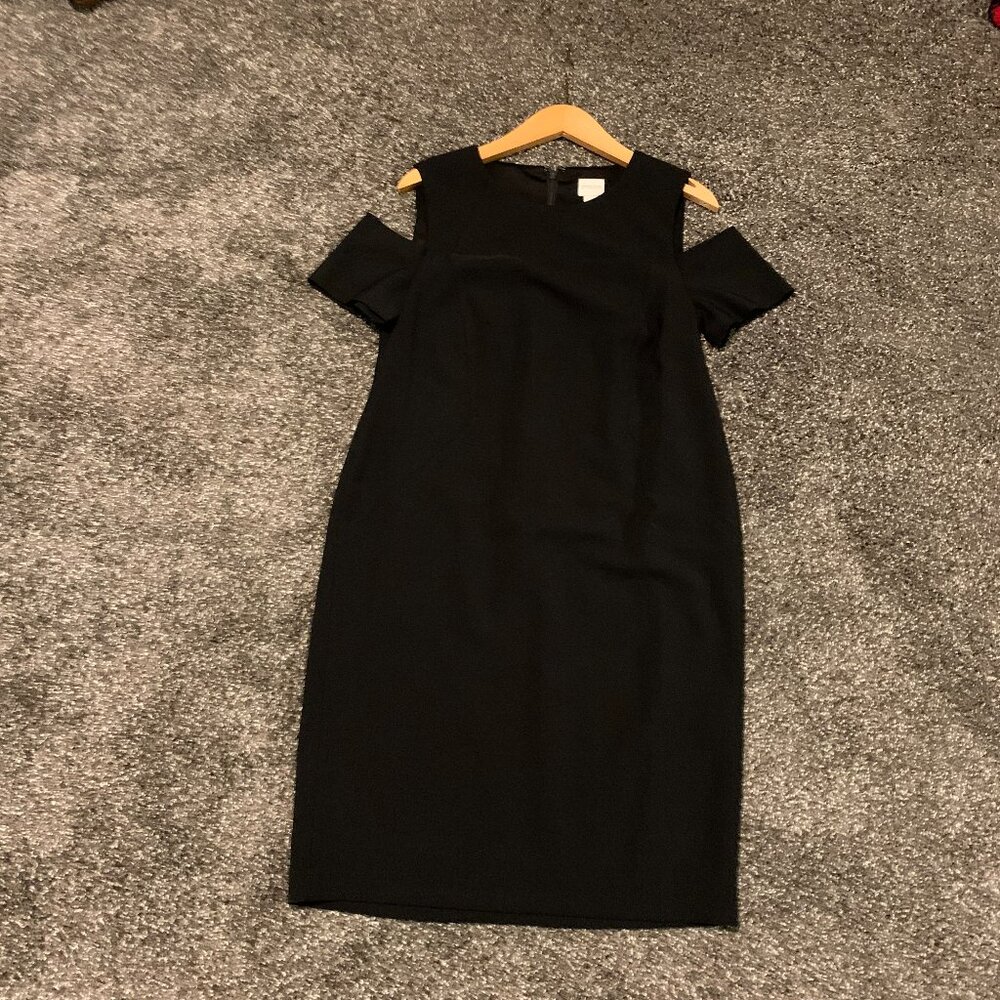 Chico's Black Cold Shoulder Dress